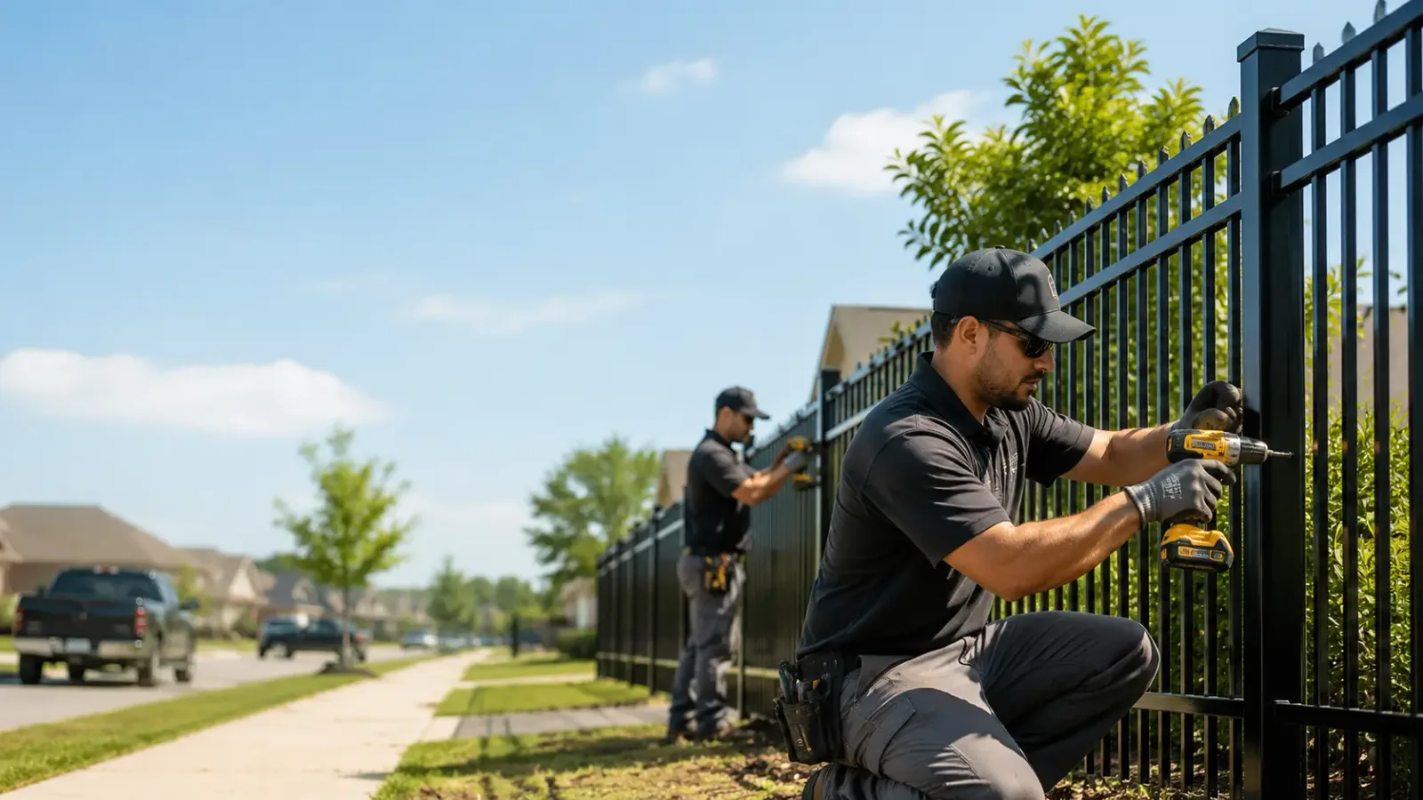 Metal Fence Installation in Lamoure, ND